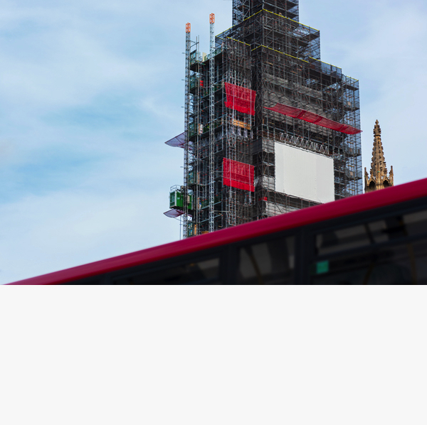 Elizabeth Tower Big Ben London. Under Construcion. Image Copyright © Simon Camper | Lumen Photography Ltd. All Rights Reserved 2024.